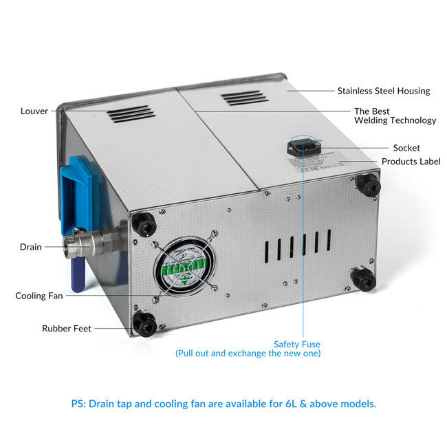 High Efficiency GT SONIC Cleaner , Stainless Steel Ultrasonic Cleaner 1