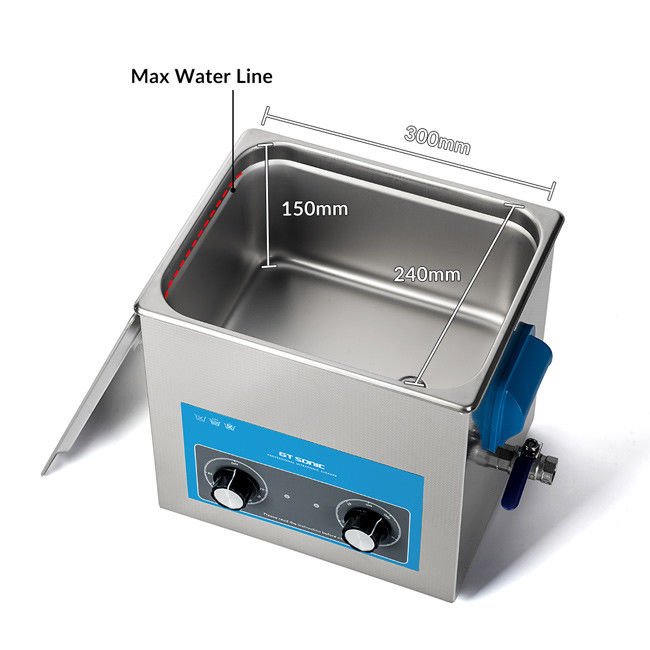 9L 200W Ultrasonic Cleaning Machine Ceramic Heater GT SONIC Ultrasonic Cleaner 0