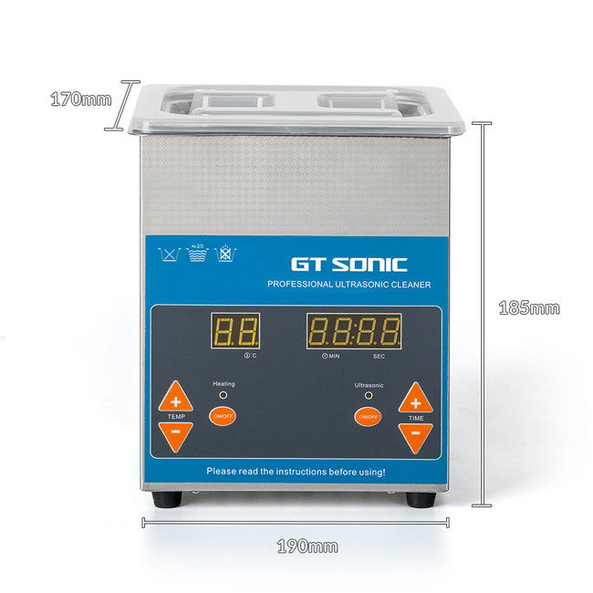 Table Top Eyeglasses Small Ultrasonic Cleaner With Drainage And Cool Fan 1