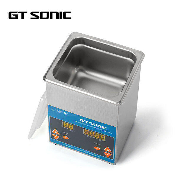 50W 2L Heated Digital Ultrasonic Cleaner FCC For Jewellery Shop 2