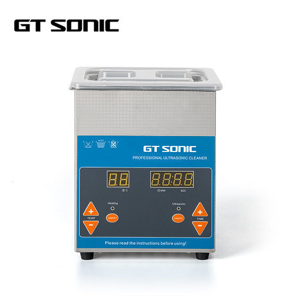 50W 2L Heated Digital Ultrasonic Cleaner FCC For Jewellery Shop 0