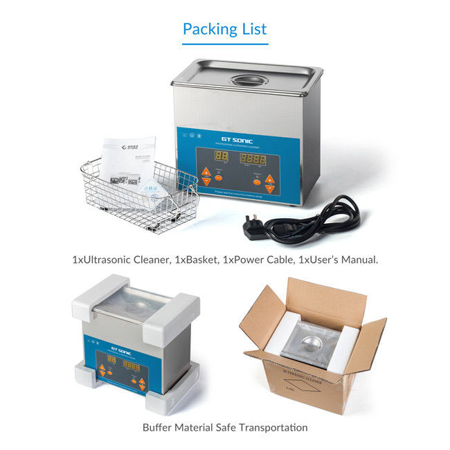 Stainless Steel Small Ultrasonic Cleaner , Explosion Proof Ultrasonic Cleaner 2