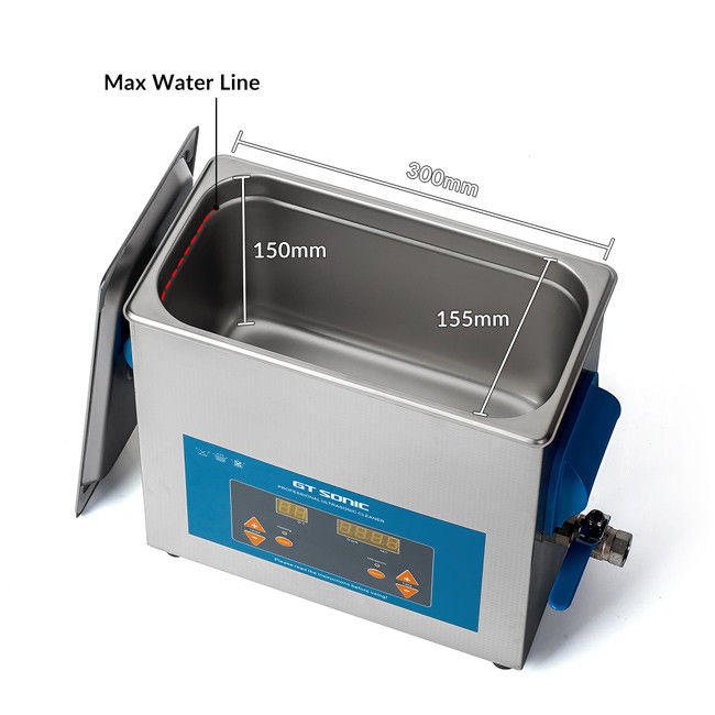 6L 3D Printer Parts Ultrasonic Cleaner Stainless Steel Tank With LED Digital Display 40kHz 1