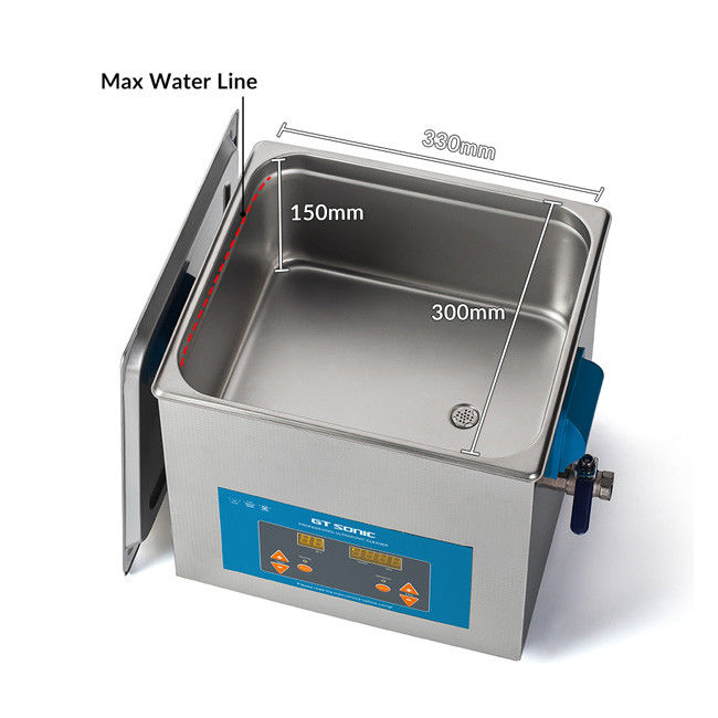 Gt Sonic Classical 13L Digital Ultrasonic Cleaner With Timer And Heater 2