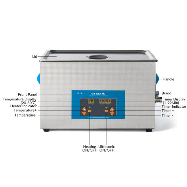 Classic Digital Ultrasonic Cleaner 20L 400W Ultrasound Cleaning Machine 1