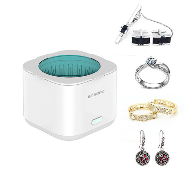 SS Ultrasonic Jewelry Cleaner Super Sonic Denture Cleaning Machine Small Light Cube Structure 2