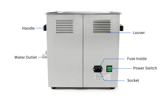 Two Frequencies Optional Ultrasonic Nozzle Cleaner 300W Auto Parts Ultrasonic Cleaner 3