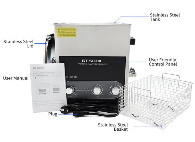 40kHz Heated Large Industrial Ultrasonic Cleaner Stainless Steel SUS304 Material 0