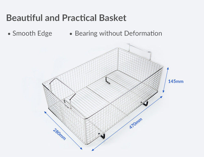 36 Liters Manual Ultrasonic Cleaner 28kHz 40kHz Dual Freq 800W For Clock Parts 5