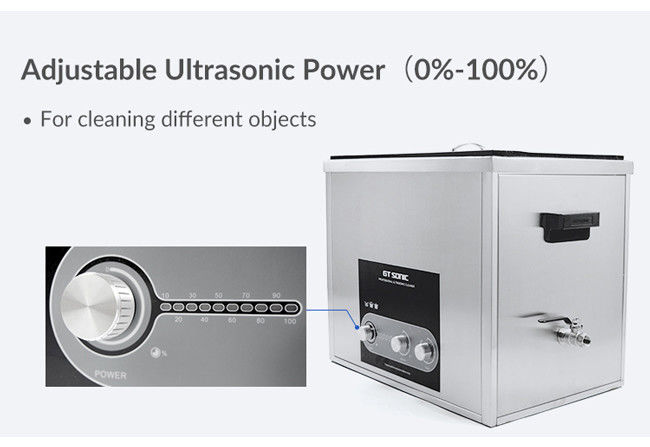0-100% Adjustable Power Gun Large Capacity Ultrasonic Cleaner 36L Volume 28kHz 40kHz 1