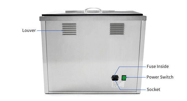 SUS304 Tank 36L Large Ultrasonic Cleaner 0-100% Power Adjustable Acid Proof 2