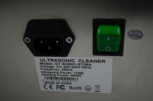 36L Large Capacity Ultrasonic Cleaner , Ultrasonic Washing Machine With CE RoHS Approval 1