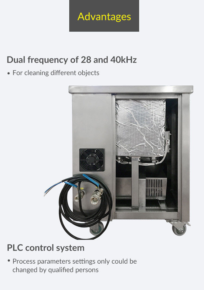 PLC Industrial GT SONIC Cleaner With Dual Frequency Adjustable Power 0