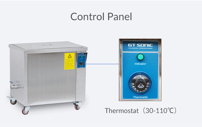 Low Noise Ultrasonic Cleaning Device , Industrial Ultrasonic Washing Machine 0