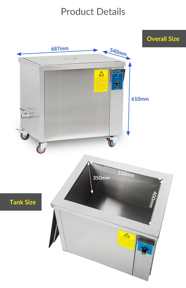Large Industrial Ultrasonic Cleaning Machine For Carburetor Fuel Injector 0