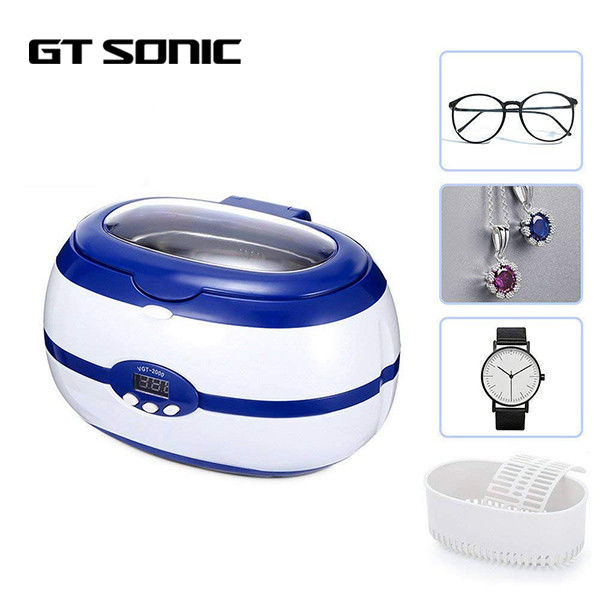 600ml Capacity Digital Ultrasonic Cleaner , Watch SONIC Cleaner 35W 40kHz 0