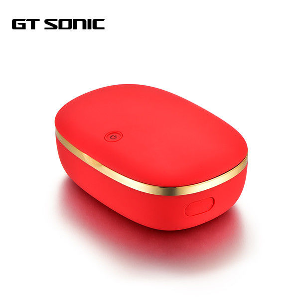 60ml 45KHz Small Ultrasonic Cleaner UV Light Sanitizer For Jewelry Braces Razers 2