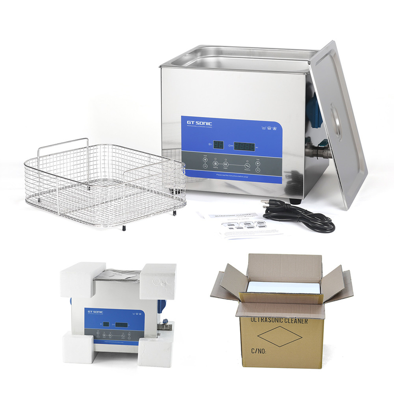 200W Ultrasonic Parts Cleaner For Fruits And Vegetables 13L For Industrial Parts Carburetor 4