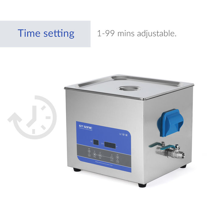 200W Ultrasonic Parts Cleaner For Fruits And Vegetables 13L For Industrial Parts Carburetor 3